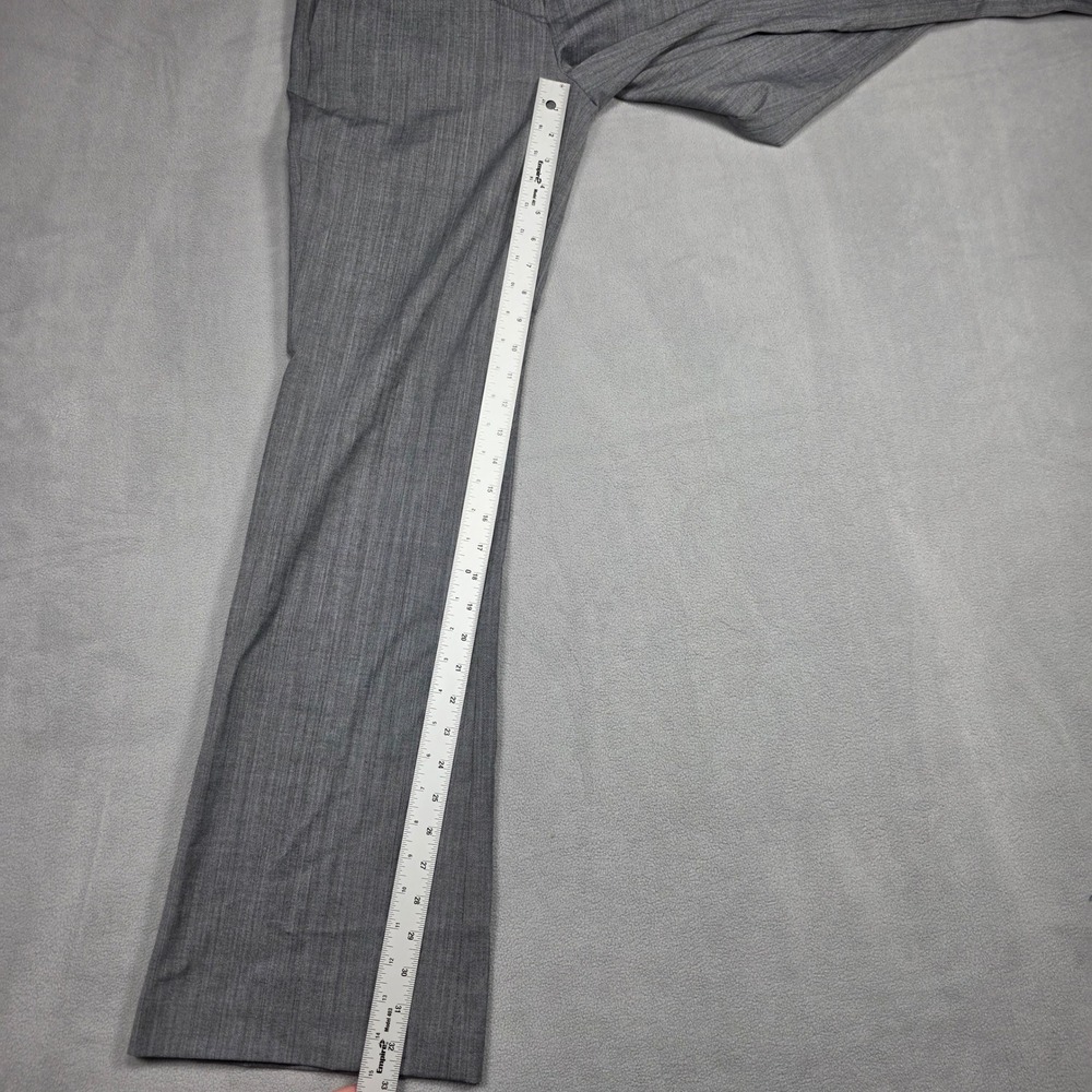 Express Dress Pants Women 2 Regular Gray Flare Leg Low Rise Editor Original - Picture 2 of 12